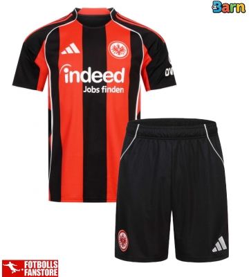 Eintracht Frankfurt Hemmatröja Barn 2025-26 Kortärmad (+ Korta byxor)